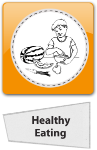 Healthy Eating Pictures Button